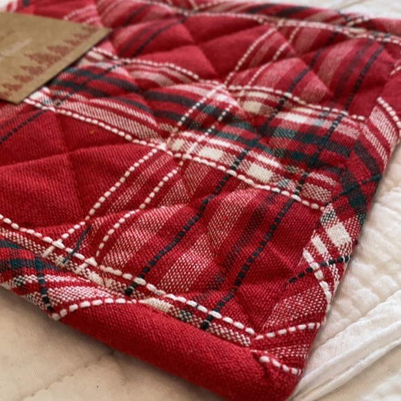 NEW Farmhouse Style Oven Mitt And Pot Holder Set - Picture 10 of 11